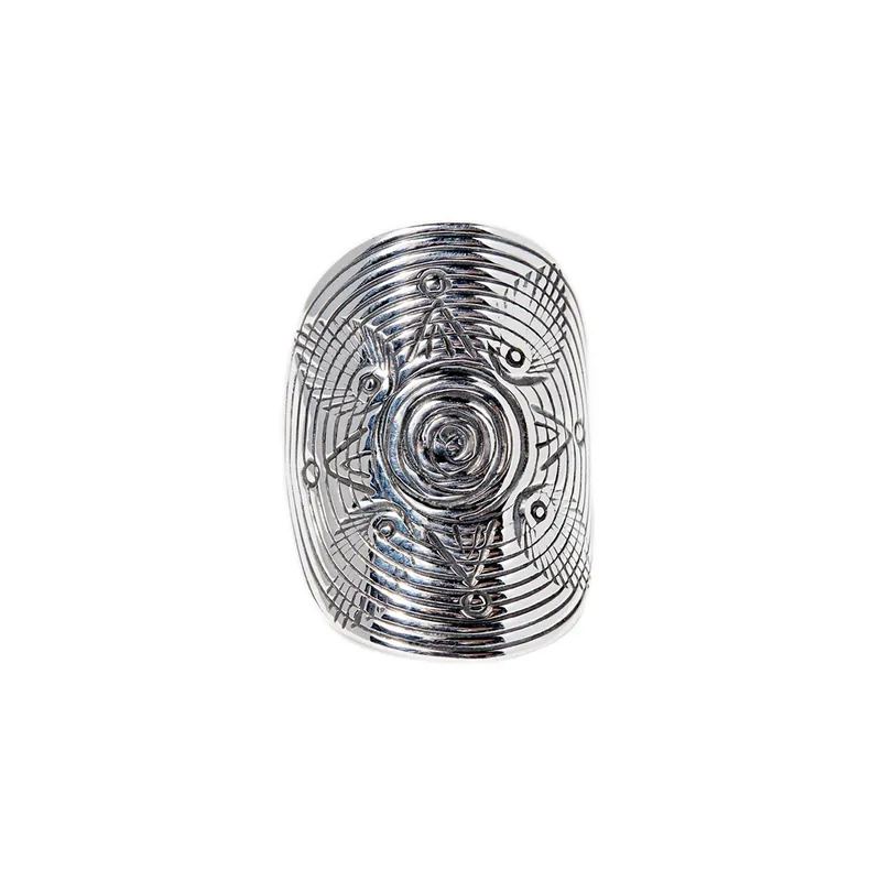 Promotion Saisonnière Bague Passiflora Argent Massif 925/1000