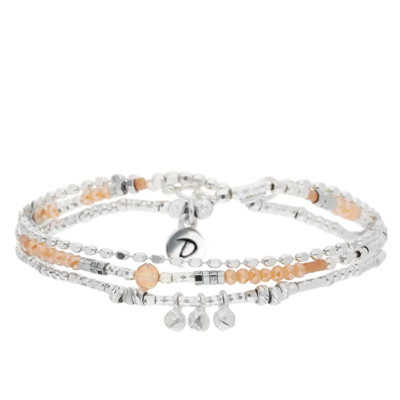Acheter Direct BRACELET KALLITHEA TRIPLE RANGS BEIGE HÉMATITE