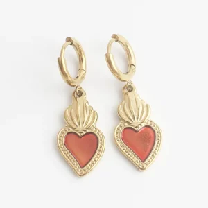 Certifié Mari - Boucles d'oreilles - Acier inoxydable