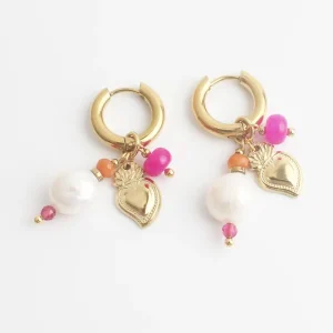 Expédié Aujourd’hui Alaine - Boucles d'oreilles - Acier inoxydable