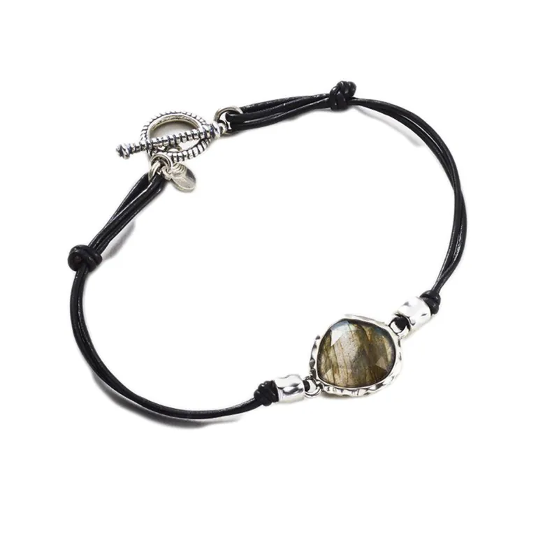 Seulement Aujourd’hui Bracelet Homme Argent 925/1000 Falkor noir - Long : 21 cm