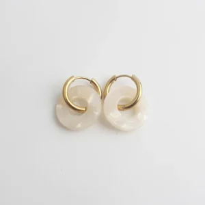 Violette - Boucles d'oreilles - Acier inoxydable Nouvelle Collection