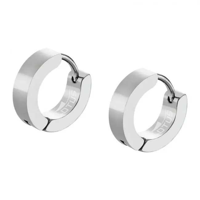 Boucles d'oreilles créoles acier | LOTUS STYLE Bijoux | Bijoux en acier pour homme Remise