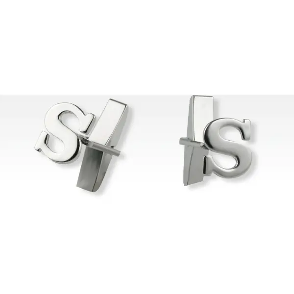 Soldes Boutons de manchette Argent massif Lettre au choix | FANTAISIE | MADILAR