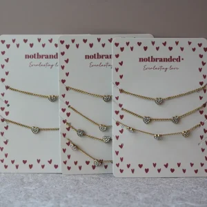 Everlasting love – Set de bracelets (2, 3 ou 4) – Acier inoxydable Tendance