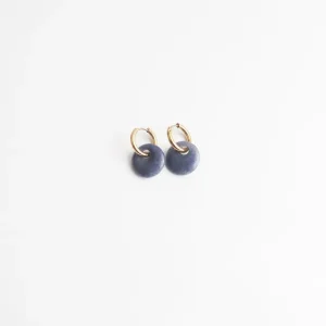Meilleure Vente Isadora - Boucles d'oreilles - Pierre naturelle - Acier inoxydable