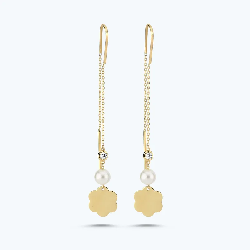 Édition Limitée Boucles d'Oreilles Diamant Perle