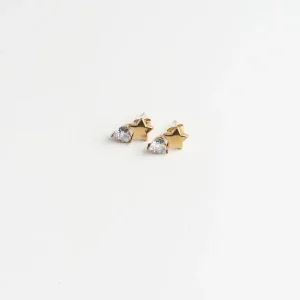 Livraison Gratuite Lavinia - Boucles d’oreilles puces - Boucles d'oreilles - Acier inoxydable
