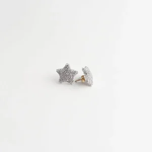 Evelina- Boucles d’oreilles puces - Boucles d'oreilles - Acier inoxydable Premium
