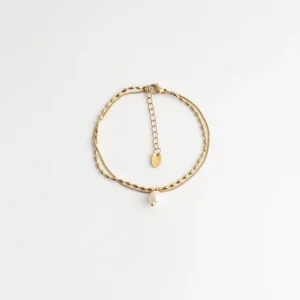 Satisfait Ou Remboursé Minimalistic Pearl - Bracelet - Acier inoxydable