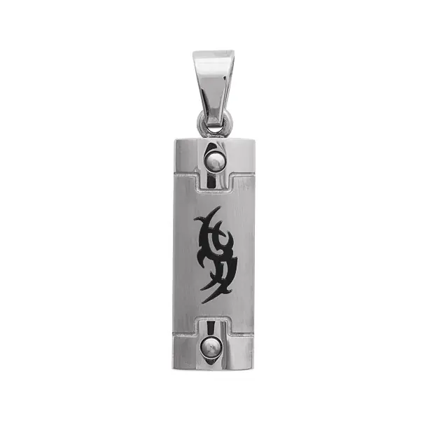 Pendentif tribal en Acier | Bijoux Acier homme Meilleur Choix