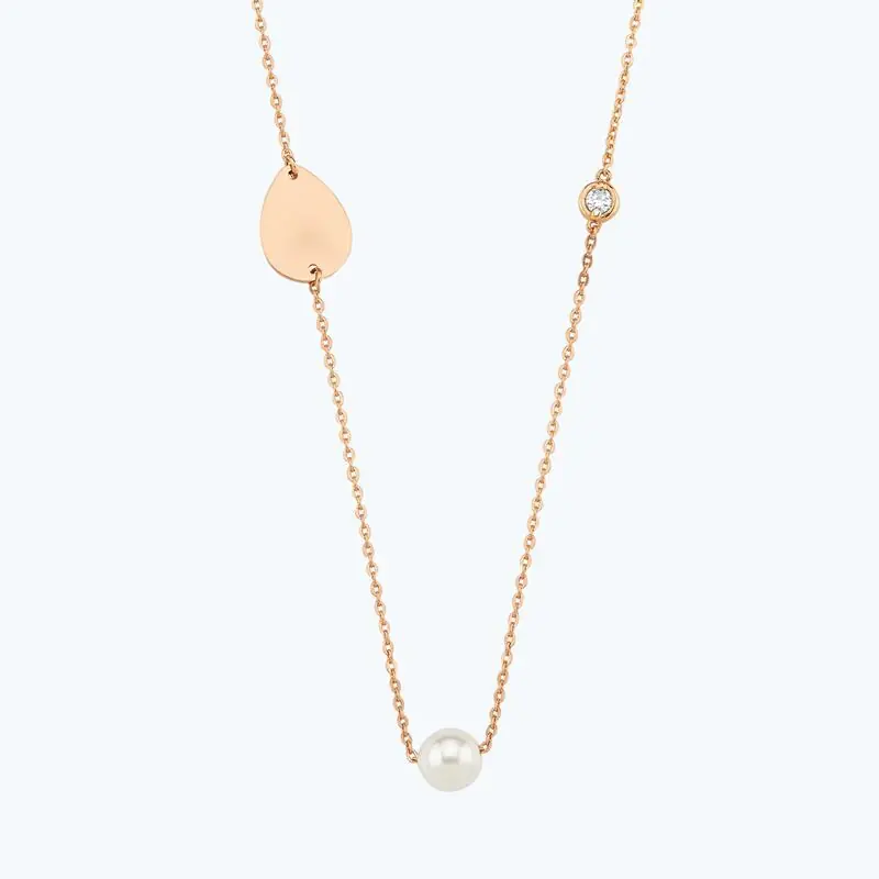 En Vogue Collier Diamant Perle
