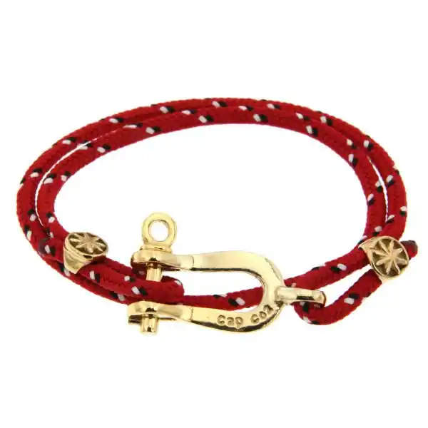 Usine Directe Bracelet Manille CAP COZ Plaqué Or | FABRIQUE EN FRANCE | BIJOUX MER