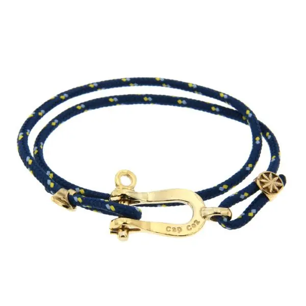 Bracelet Manille CAP COZ Plaqué Or | FABRIQUE EN FRANCE | BIJOUX MER Meilleur Choix