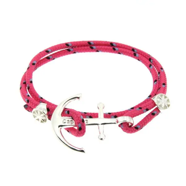 Fait Main Bracelet Ancre CAP COZ Argent massif | FABRIQUE EN FRANCE | BIJOUX MER
