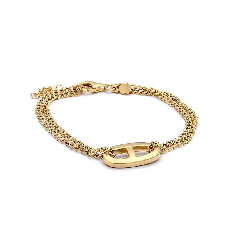 Premium Bracelet Solara Argent 925 / 1000 Doré