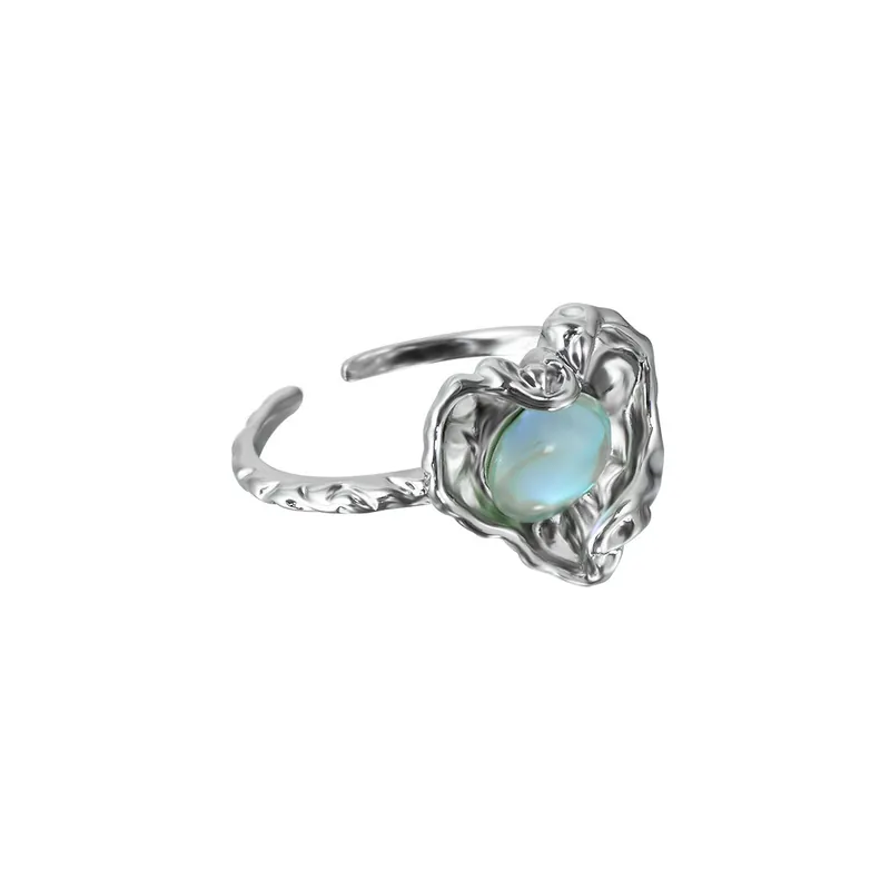 Bague Ouverte Cœur Pour Femmes Réduction