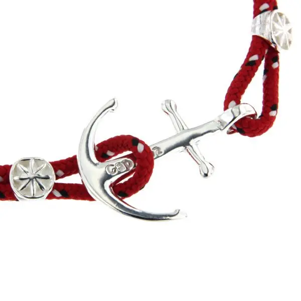 Bracelet Ancre CAP COZ Argent massif | FABRIQUE EN FRANCE | BIJOUX MER Prix Bas