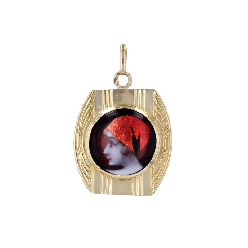 Top Vente Médaille or et émail de Limoges