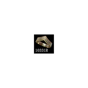 Prix Réduit Bague "Katerina" D0,14/57 Or Tricolore 375/1000