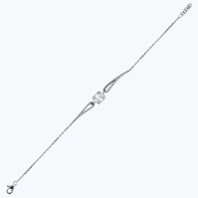 Commander Vite Bracelet Diamant Baguette