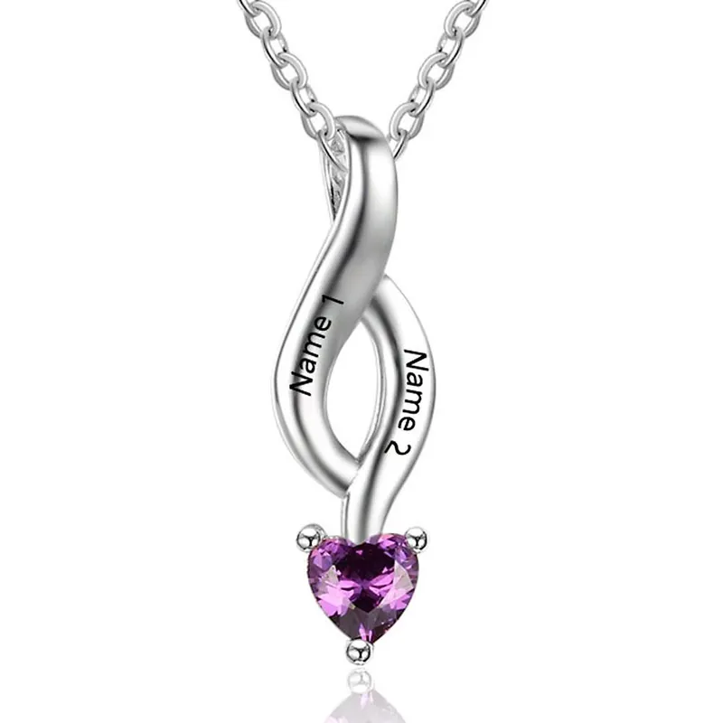 Affaire À Saisir Collier Personnalisé 1 pierre naissance Argent 925
