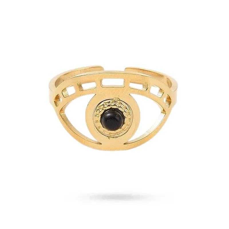 Bague acier inoxydable oriental protecteur Dernière Chance