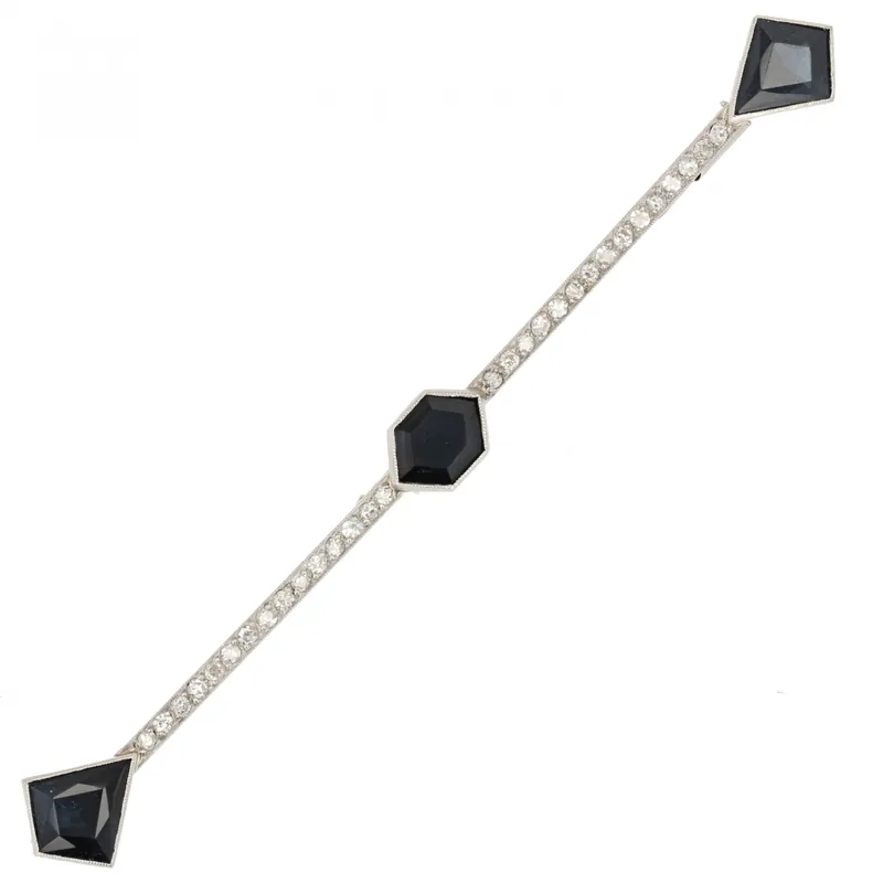 Achetez Aujourd’hui Broche barrette saphirs et diamants