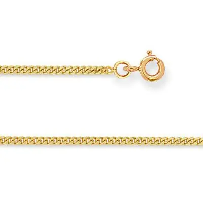 Prix Réduit Chaine GOURMETTE Or 375°°° 1,4 MM - 45cm | CHAINE PETIT PRIX | BIJOUX FEMME & ENFANT OR