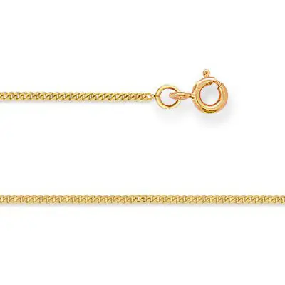 Acheter En Ligne Chaine GOURMETTE Or 375°°° 1 MM - 40cm | CHAINE PETIT PRIX | BIJOUX FEMME & ENFANT OR