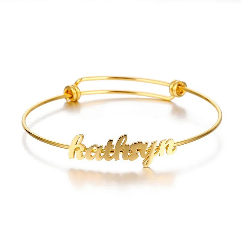 Expédition Rapide Bracelet Réglable Prénom Personnalisés Pour Femmes Cadeau Maman Fille Anniversaire