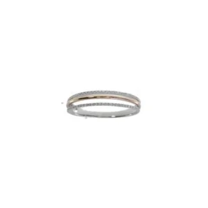 Quantité Limitée Bague "Scylla" D0,13/54 Or Blanc 750/1000