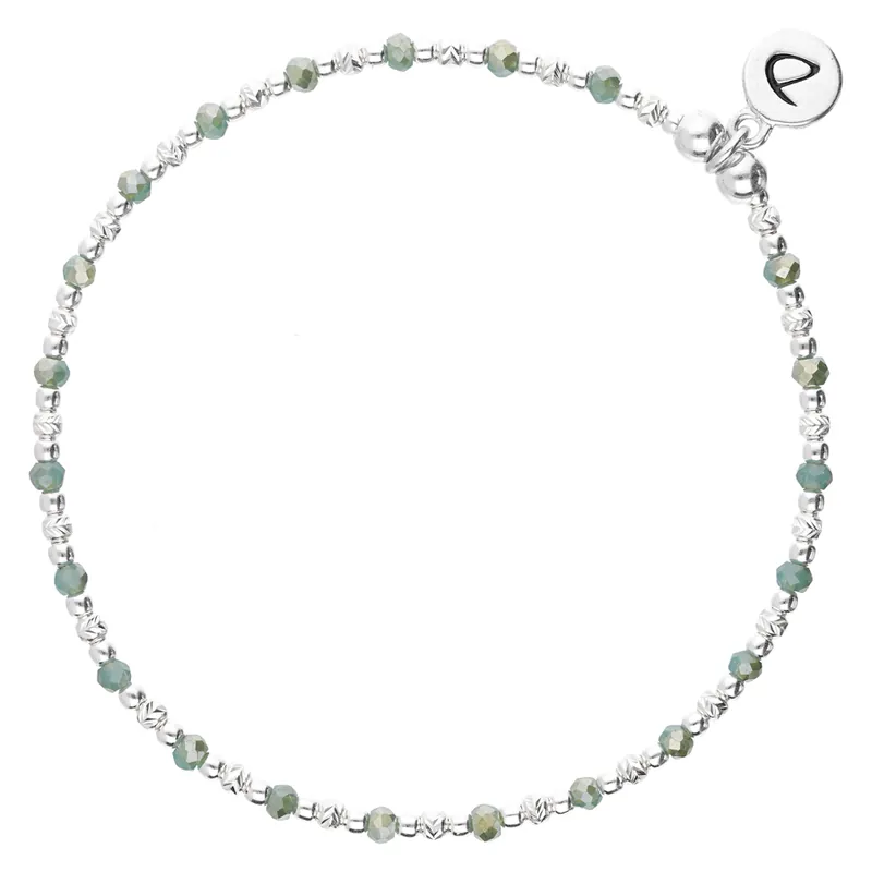 Prix Promo BRACELET ELASTIQUE MAYOTTE VERT BRONZE IRISÉ