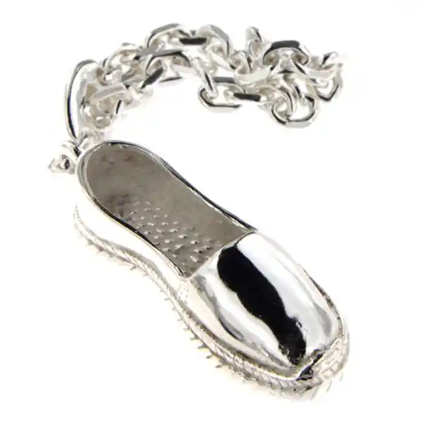 Prix Promo PORTE-CLE BASQUE | Porte-clés Argent massif ESPADRILLE | BIJOUX BASQUES | MADILAR |
