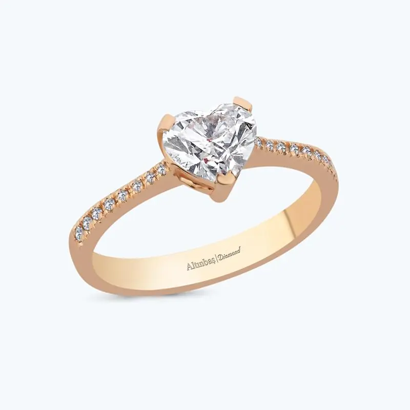 Look Diamant de synthèse Bague Commande En Gros
