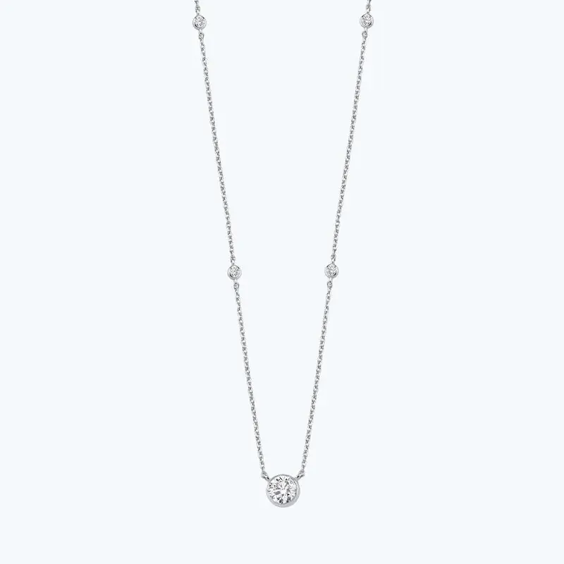 Look Diamant de synthèse Collier Achat Immédiat
