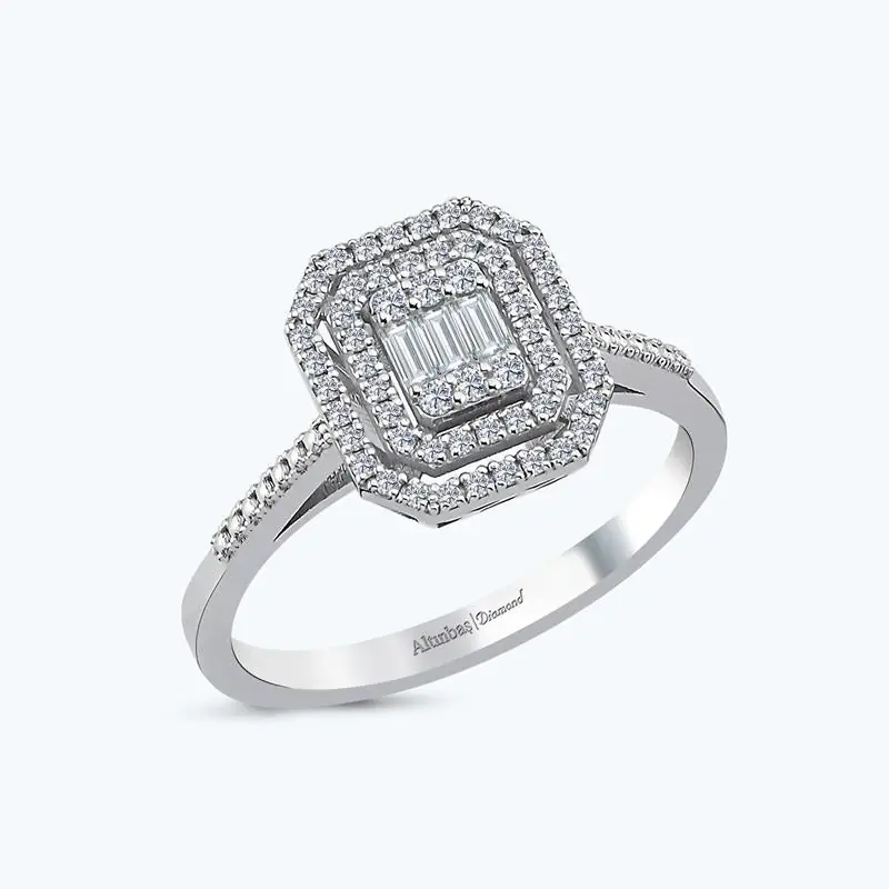 Bague Diamant Baguette Marque