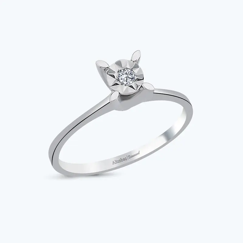 Expédition Rapide Bague Diamant Solitaire