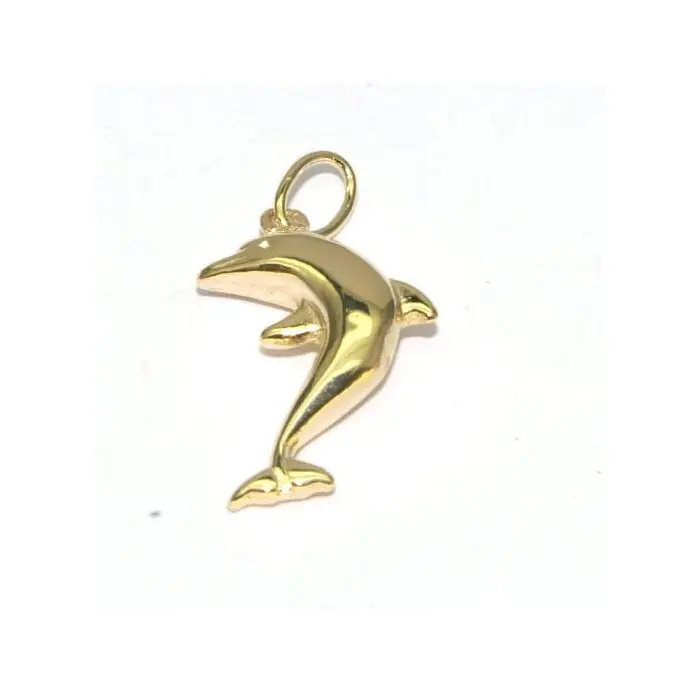 Remise Pendentif plaqué or 10x20mm dauphin