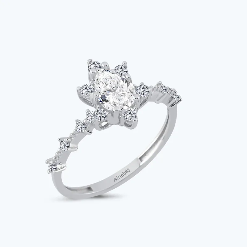 Meilleure Qualité Bague Fleur de Lotus en Or