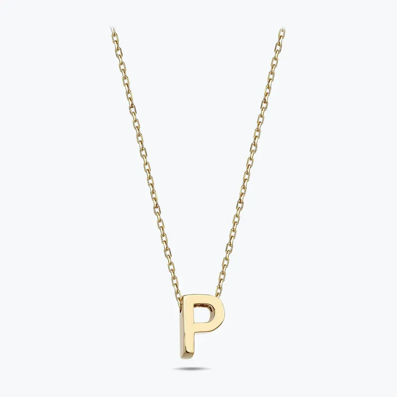 Expédié Aujourd’hui Collier Or Lettre P