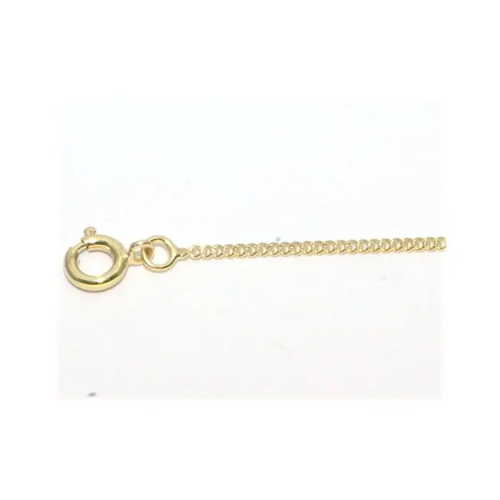 Top Vente Chaîne plaqué or maille gourmette 40cm