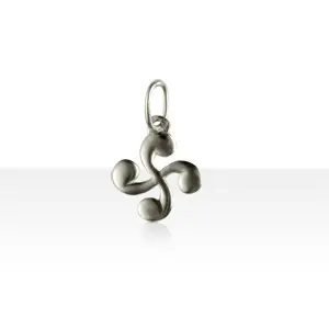 Top Vente CROIX BASQUE BIJOUX | Pendentif Croix BASQUE Argent F3 | BIJOUX BASQUES | MADILAR |