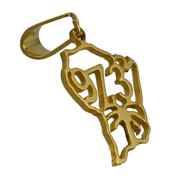 Affaire À Saisir Pendentif mixte - Acier 316 doré - 973