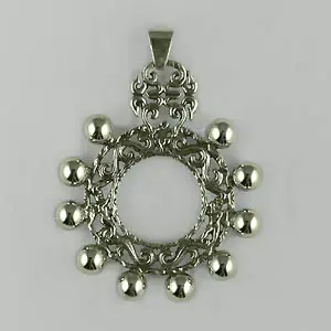 Prix Réduit CHAPELET BASQUE | Chapelet Argent AJOURE GM | BIJOUX RELIGIEUX BASQUES | MADILAR |