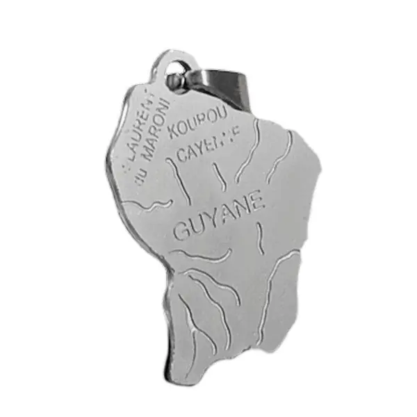 Offre Du Jour Pendentif mixte - Acier 316 argenté - Guyane
