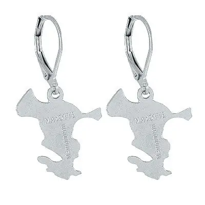 Boucles d'oreilles pour femme - Acier 316 argenté - Mayotte Top Qualité