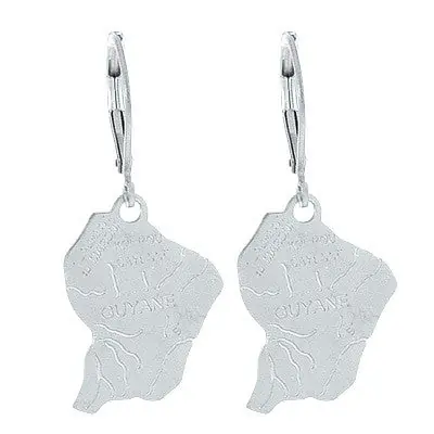 Prix Bas Boucles d'oreilles pour femme - Acier 316 argenté - Guyane