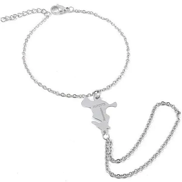 Bijou de main pour femme - Acier 316 argent - Mayotte Nouvelle Collection