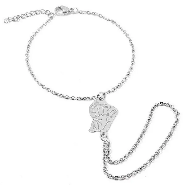 Bijou de main pour femme - Acier 316 argenté - Guyane Affaire À Saisir